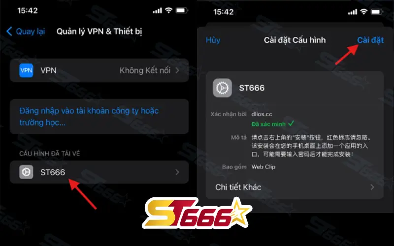 Tải app ST666 Android 