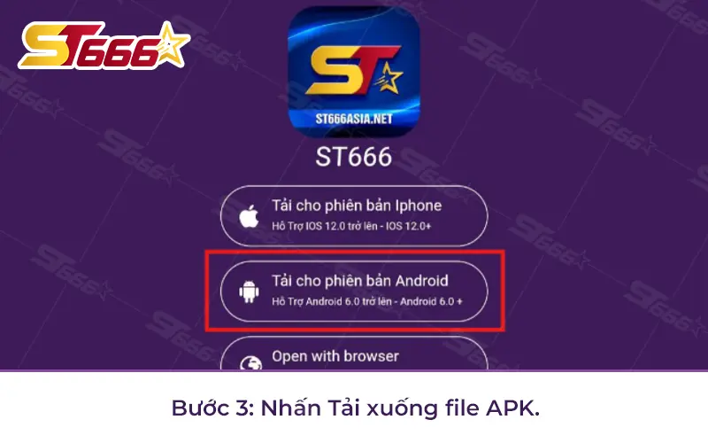 Tải app ST666 Android 